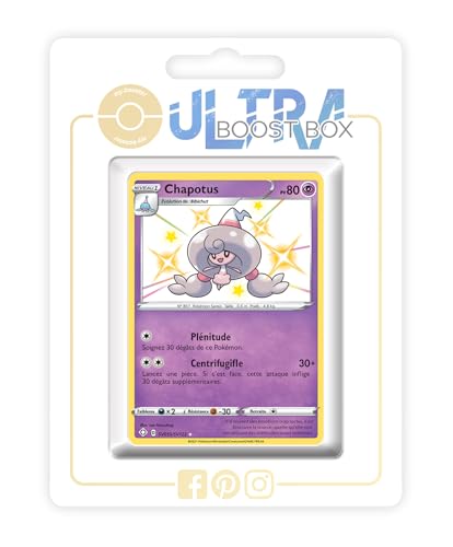 my-booster SWSH045-FR25-UB-SV055 Chapotus (Brimano) SV055/SV122 Geheimer Schillerndes-Myboost X Epée et Bouclier, 4.5 Destinées Radieuses, Box mit 10 französisch Pokémon-Karten von my-booster