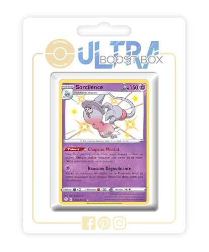 my-booster SWSH045-FR25-UB-SV056 Sorsilence (Silembrim) SV056/SV122 Geheimer Schillerndes-Myboost X Epée et Bouclier, 4.5 Destinées Radieuses, Box mit 10 französisch Pokémon-Karten von my-booster