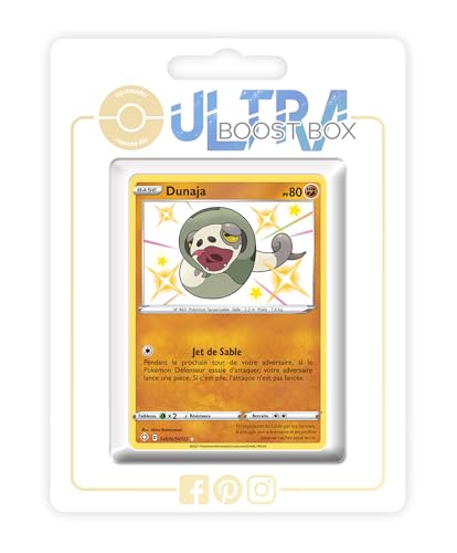 my-booster SWSH045-FR25-UB-SV070 Dunaja (Salanga) SV070/SV122 Geheimer Schillerndes-Myboost X Epée et Bouclier, 4.5 Destinées Radieuses, Box mit 10 französisch Pokémon-Karten von my-booster