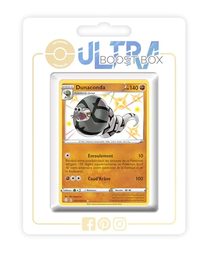 my-booster SWSH045-FR25-UB-SV071 Dunaconda (Sanaconda) SV071/SV122 Geheimer Schillerndes-Myboost X Epée et Bouclier, 4.5 Destinées Radieuses, Box mit 10 französisch Pokémon-Karten von my-booster