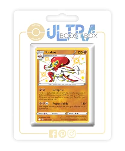 my-booster SWSH045-FR25-UB-SV073 Krakos (Kaocto) SV073/SV122 Geheimer Schillerndes-Myboost X Epée et Bouclier, 4.5 Destinées Radieuses, Box mit 10 französisch Pokémon-Karten von my-booster