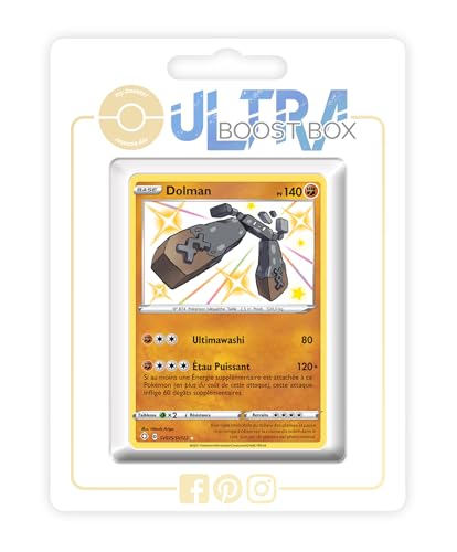 my-booster SWSH045-FR25-UB-SV075 Dolman (Humanolith) SV075/SV122 Geheimer Schillerndes-Myboost X Epée et Bouclier, 4.5 Destinées Radieuses, Box mit 10 französisch Pokémon-Karten von my-booster