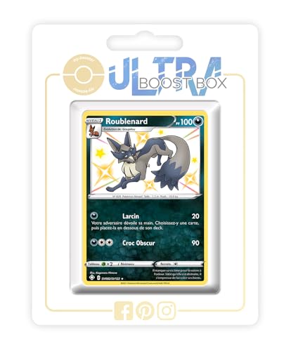 my-booster SWSH045-FR25-UB-SV082 Roublenard (Gaunux) SV082/SV122 Geheimer Schillerndes-Myboost X Epée et Bouclier, 4.5 Destinées Radieuses, Box mit 10 französisch Pokémon-Karten von my-booster