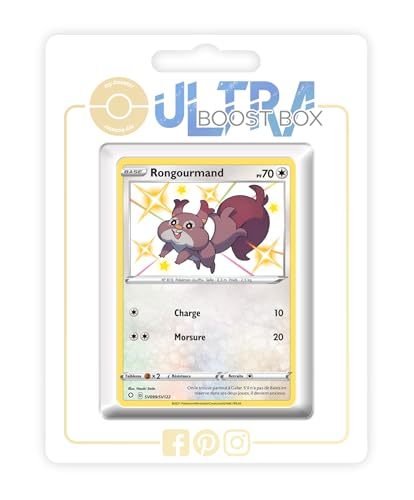 my-booster SWSH045-FR25-UB-SV099 Rongourmand (Raffel) SV099/SV122 Geheimer Schillerndes-Myboost X Epée et Bouclier, 4.5 Destinées Radieuses, Box mit 10 französisch Pokémon-Karten von my-booster