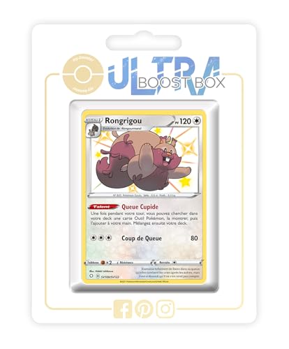 my-booster SWSH045-FR25-UB-SV100 Rongrigou (Schlaraffel) SV100/SV122 Geheimer Schillerndes-Myboost X Epée et Bouclier, 4.5 Destinées Radieuses, Box mit 10 französisch Pokémon-Karten von my-booster