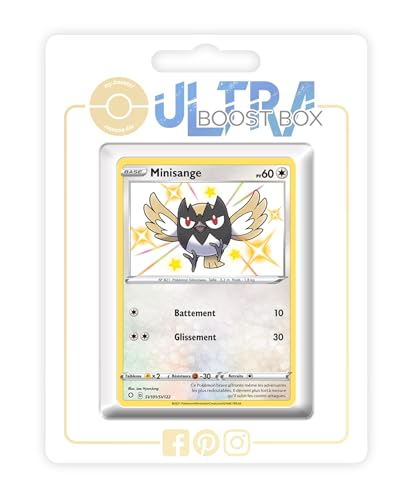 my-booster SWSH045-FR25-UB-SV101 Minisange (Meikro) SV101/SV122 Geheimer Schillerndes-Myboost X Epée et Bouclier, 4.5 Destinées Radieuses, Box mit 10 französisch Pokémon-Karten von my-booster
