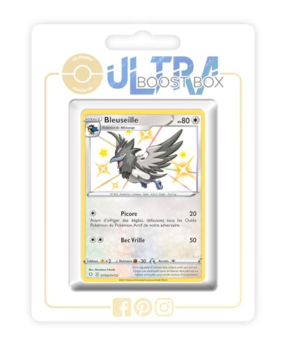 my-booster SWSH045-FR25-UB-SV102 Bleuseille (Kranoviz) SV102/SV122 Geheimer Schillerndes-Myboost X Epée et Bouclier, 4.5 Destinées Radieuses, Box mit 10 französisch Pokémon-Karten von my-booster