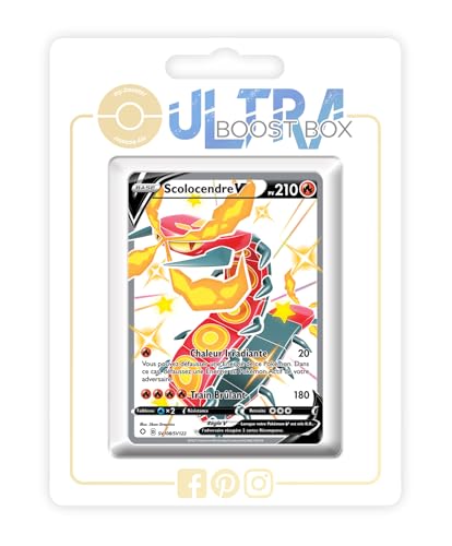 my-booster SWSH045-FR25-UB-SV108 Scolocendre V (Infernopod V) SV108/SV122 Schillerndes Geheimer Full Art-Myboost X Epée et Bouclier, 4.5 Destinées Radieuses, Box mit 10 französisch Pokémon-Karten von my-booster