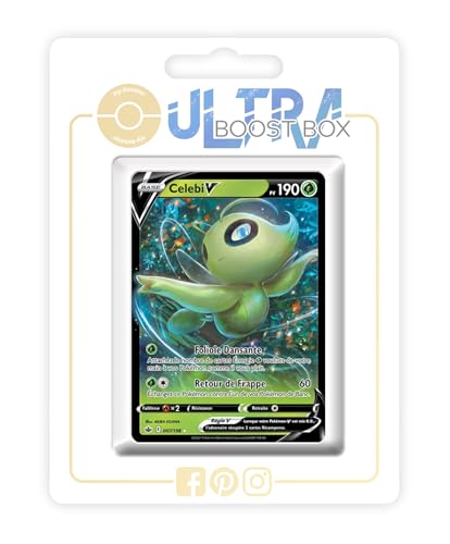 my-booster SWSH06-FR24-UB-007 Celebi V 007/198, Ultraboost X Epée et Bouclier 6 Règne de Glace, Box mit 10 französisch Pokémon-Karten my-booster SWSH06-FR24-UB-007 Celebi V 007/198, Ultraboost X Epée et Bouclier 6 Règne de Glace, Box mit 10 französisch Pokémon-Karten von my-booster