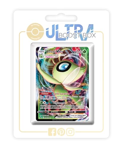 my-booster SWSH06-FR24-UB-008 Celebi VMAX 008/198, Ultraboost X Epée et Bouclier 6 Règne de Glace, Box mit 10 französisch Pokémon-Karten my-booster SWSH06-FR24-UB-008 Celebi VMAX 008/198, Ultraboost X Epée et Bouclier 6 Règne de Glace, Box mit 10 französisch Pokémon-Karten von my-booster