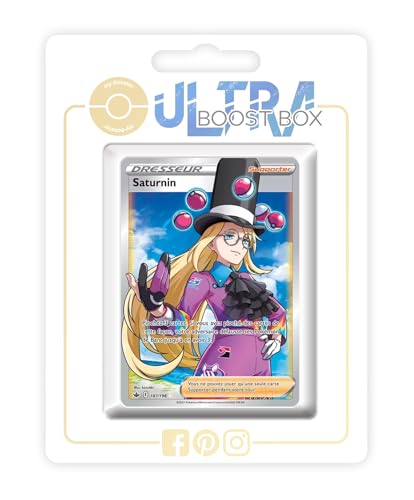 my-booster SWSH06-FR24-UB-187 Saturnin (Saverio) 187/198 Full Art Trainer, Ultraboost X Epée et Bouclier 6 Règne de Glace, Box mit 10 französisch Pokémon-Karten von my-booster