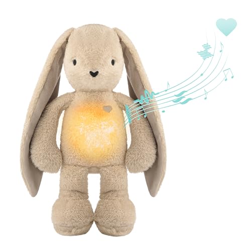MyHummy Beruhigendes Kaninchen, 5-in-1, Beige, mit Nachtlicht und Melodien, USB-Ladegerät MyHummy Beruhigendes Kaninchen, 5-in-1, Beige, mit Nachtlicht und Melodien, USB-Ladegerät von myHummy
