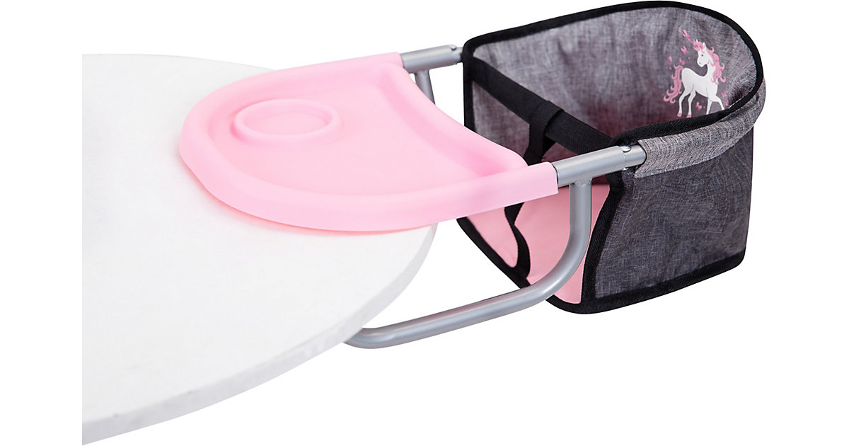 Tischsitz groß mit Einhorn von Bayer rosa/grau Tischsitz groß mit Einhorn von Bayer rosa/grau von myToys COLLECTION