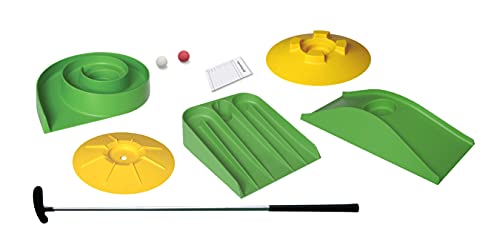 myminigolf 29 Easy Komplettset (Minigolf-Set mit 5 Hindernisse, 1 Schläger, 2 Bälle, 1 Block) von myminigolf