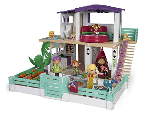 mymy CiTY 700015599 Holiday House, eingerichtetes Puppenhaus, für Jungen und Mädchen ab 3 Jahren, Sortiert von Mymy City
