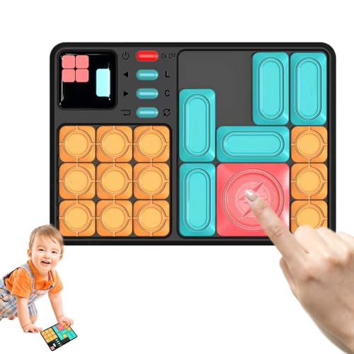 Super Maze Game,super Slide Puzzle Denkspiel,Super Slide Rätsel Gedächtnis Spiele,herausfordernden Brain Teaser-Rätseln,Handheld Spielekonsole,Kinder Geschenk, Teenager, Erwachsene-A Super Maze Game,super Slide Puzzle Denkspiel,Super Slide Rätsel Gedächtnis Spiele,herausfordernden Brain Teaser-Rätseln,Handheld Spielekonsole,Kinder Geschenk, Teenager, Erwachsene-A von mzvoo