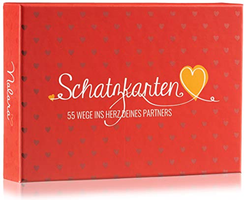 nalara Schatzkarten - Personalisierbares romantisches Geschenk zum Valentinstag sowohl für sie als auch ihn - Die optimale Überraschung für euren Jahrestag von nalara