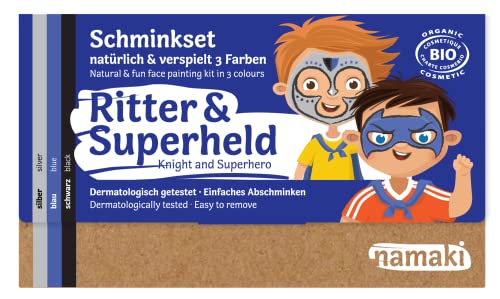 namaki Schminke - Ritter & Superheld - 3 Farben Ritter & Superheld von namaki