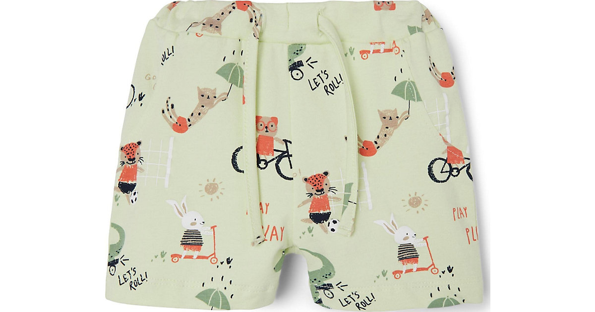 Baby Shorts NBMFORIS , Organic Cotton lime Gr. 56 Jungen Kinder Baby Shorts NBMFORIS , Organic Cotton lime Gr. 56 Jungen Kinder von name it