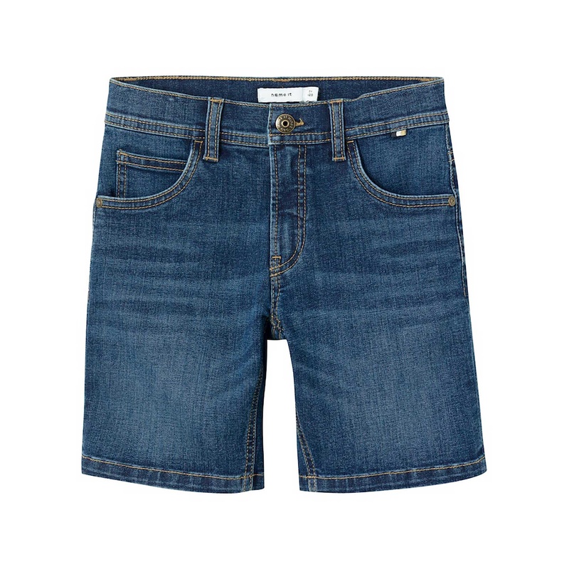 Jeans-Shorts NKMRYAN Regular Fit in dark blue denim von name it