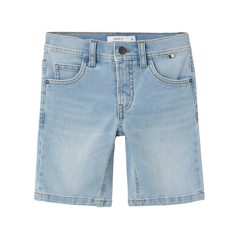 Jeans-Shorts NKMSILAS Slim Fit in light blue denim von name it