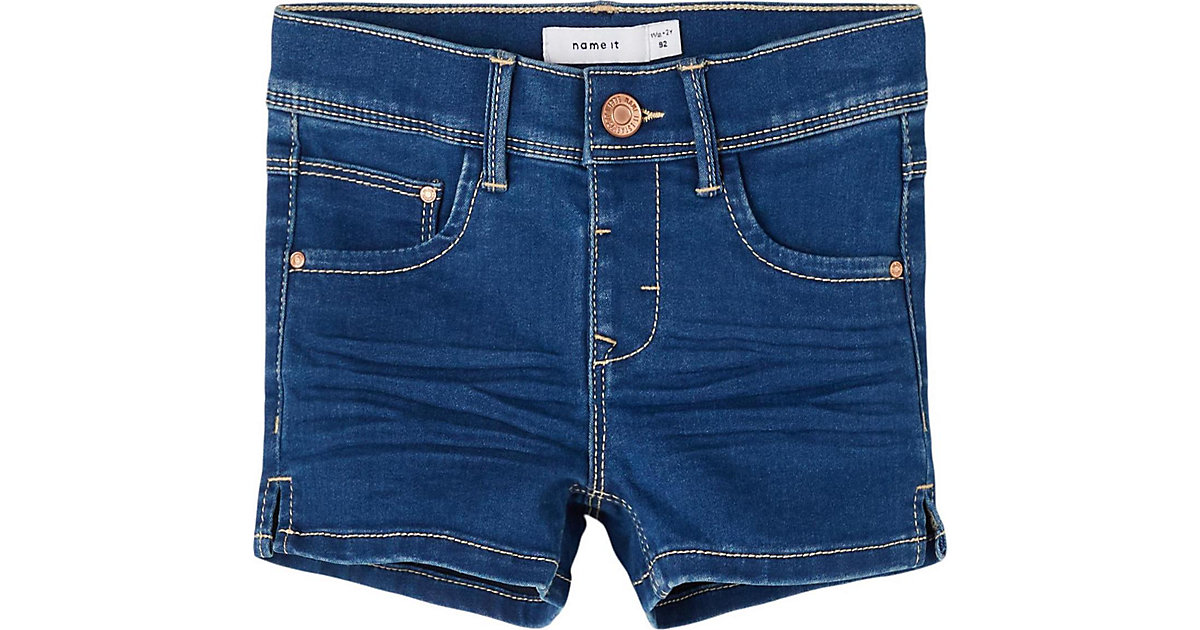 Jeansshorts NMFSALLI Mädchen, Bundweite SLIM blue denim Gr. 92 Kinder Jeansshorts NMFSALLI Mädchen, Bundweite SLIM blue denim Gr. 92 Kinder von name it