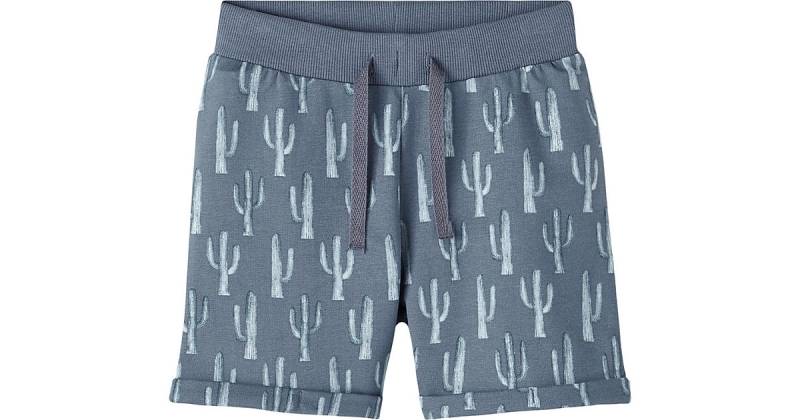 Shorts NMMHUGO Jungen, Organic Cotton anthrazit Gr. 98  Kinder von name it