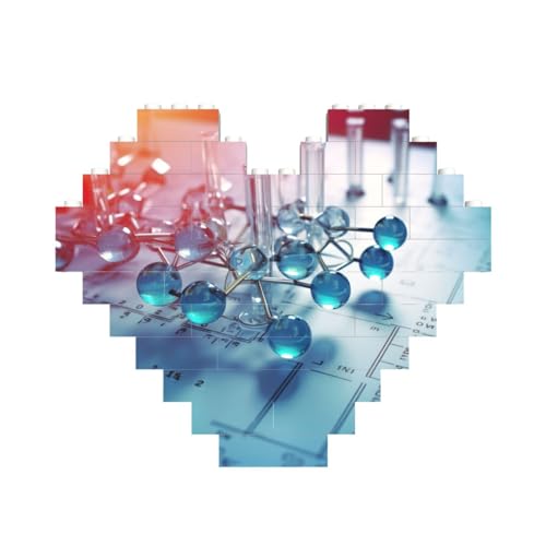 Chemisches Periodensystem, herzförmiges Baustein-Puzzle, personalisiertes Geschenk für Männer und Frauen Chemisches Periodensystem, herzförmiges Baustein-Puzzle, personalisiertes Geschenk für Männer und Frauen von nanger