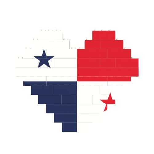 Flagge von Panama, herzförmiges Baustein-Puzzle, personalisiertes Geschenk für Männer und Frauen Flagge von Panama, herzförmiges Baustein-Puzzle, personalisiertes Geschenk für Männer und Frauen von nanger