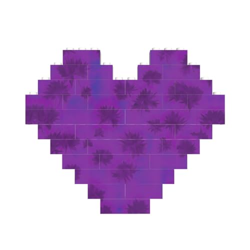 Purple Haze Print Herzförmiges Baustein-Puzzle, personalisiertes individuelles Geschenk für Männer und Frauen Purple Haze Print Herzförmiges Baustein-Puzzle, personalisiertes individuelles Geschenk für Männer und Frauen von nanger