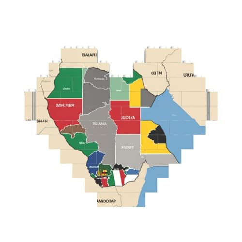 Südsudan Komposition Karte Druck Herz Form Baustein Block Puzzle, personalisiertes individuelles Geschenk für Männer und Frauen Südsudan Komposition Karte Druck Herz Form Baustein Block Puzzle, personalisiertes individuelles Geschenk für Männer und Frauen von nanger