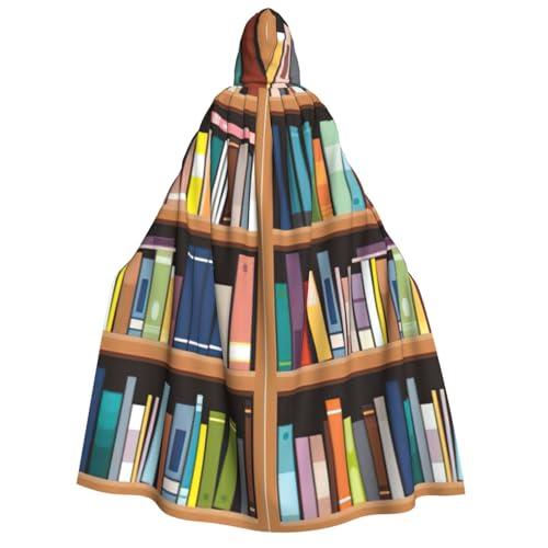 nanger Bibliothek Bücherregal Unisex Erwachsene Kapuzenumhang Halloween Cosplay Kostüm Hexe Kapuze Robe Vampir Party Kostüm nanger Bibliothek Bücherregal Unisex Erwachsene Kapuzenumhang Halloween Cosplay Kostüm Hexe Kapuze Robe Vampir Party Kostüm von nanger