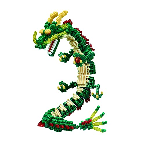 Nanoblock Klemmbaustein Set Deluxe Dragon 700 Teile, Geschicklichkeitslevel 4, NBM-026 Nanoblock Klemmbaustein Set Deluxe Dragon 700 Teile, Geschicklichkeitslevel 4, NBM-026 von nanoblock