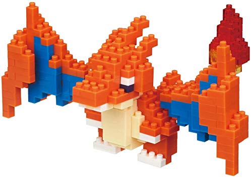 Nanoblock Klemmbaustein Set Pokémon MEGA Charizard Y 310 Teile, Geschicklichkeitslevel 3, NBPM-058 von Nanoblock