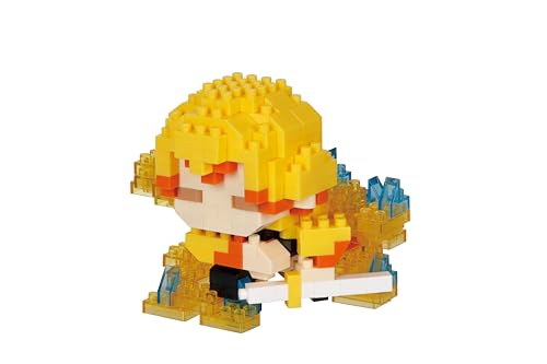 nanoblock - Demon Slayer Kimetsu no Yaiba - Zenitsu Agatsuma (Donnatmung), Character Collection Series Building Kit von nanoblock