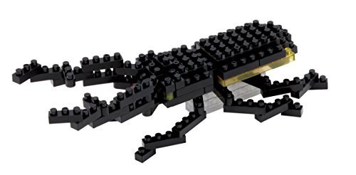nanoblock IST-002 - Giraffe Stag Beetle / Hirschkäfer, Minibaustein 3D-Puzzle, Mini Collection Serie, 90 Teile, Schwierigkeitsstufe 2, mittel nanoblock IST-002 - Giraffe Stag Beetle / Hirschkäfer, Minibaustein 3D-Puzzle, Mini Collection Serie, 90 Teile, Schwierigkeitsstufe 2, mittel von nanoblock