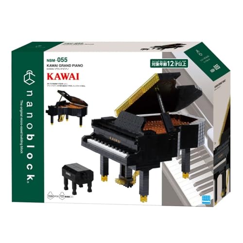 nanoblock - Instrumente - Kawai Grand Piano, Advanced Hobby Series Bauset nanoblock - Instrumente - Kawai Grand Piano, Advanced Hobby Series Bauset von nanoblock