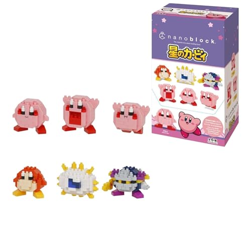 nanoblock - Kirby (Box of 6) [Kirby], nanoblock Mininano Series Building Kit von nanoblock
