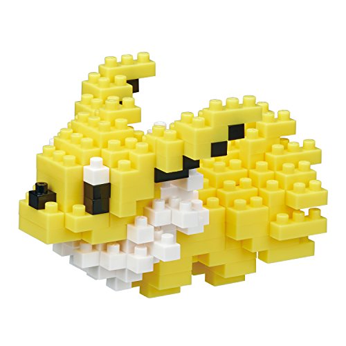 nanoblock Klemmbaustein Set Pokémon Jolteon/Blitza 170 Teile, Geschicklichkeitslevel 3, NBPM-021 nanoblock Klemmbaustein Set Pokémon Jolteon/Blitza 170 Teile, Geschicklichkeitslevel 3, NBPM-021 von nanoblock