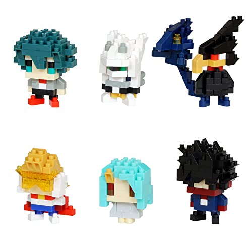 nanoblock - My Hero Academia - My Hero Academia Vol. 3 (Blind Box Komplett-Set), mininano Series Bauset, Multi, NAN22435 von nanoblock