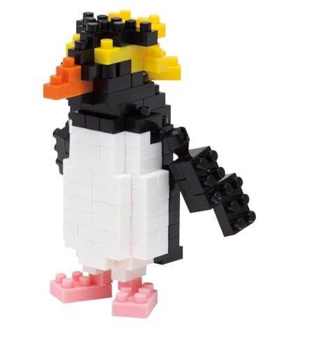 nanoblock NAN-NBC135 Rockhopper Penguin Toy, Multi-Colour von nanoblock