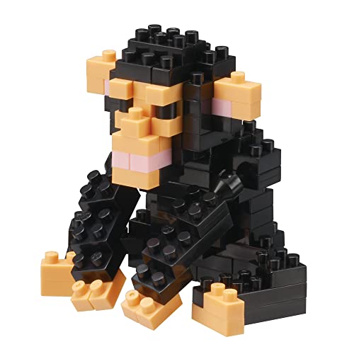 nanoblock NAN-NBC195 Chimpanzee Toy, Multicolor nanoblock NAN-NBC195 Chimpanzee Toy, Multicolor von nanoblock