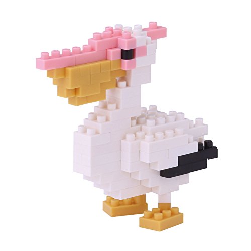 nanoblock NBC-180 - Pelikan, Minibaustein 3D-Puzzle, Mini Collection Serie, 100 Teile, Schwierigkeitsstufe 2, mittel nanoblock NBC-180 - Pelikan, Minibaustein 3D-Puzzle, Mini Collection Serie, 100 Teile, Schwierigkeitsstufe 2, mittel von nanoblock