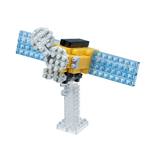 nanoblock NBC-199 - Orbiting Solar Observatory, Minibaustein 3D-Puzzle, Mini Collection Serie, 110 Teile, Schwierigkeitsstufe 2, mittel von nanoblock