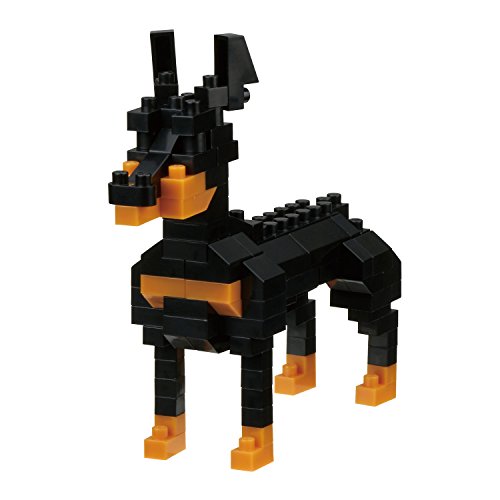 nanoblock NBC255 Dogs Doberman, Multicolored von nanoblock