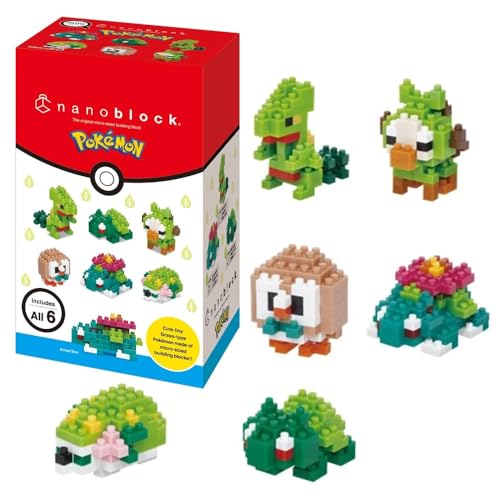 nanoblock - Pokemon Type Grass Set 1, mininano Series von nanoblock