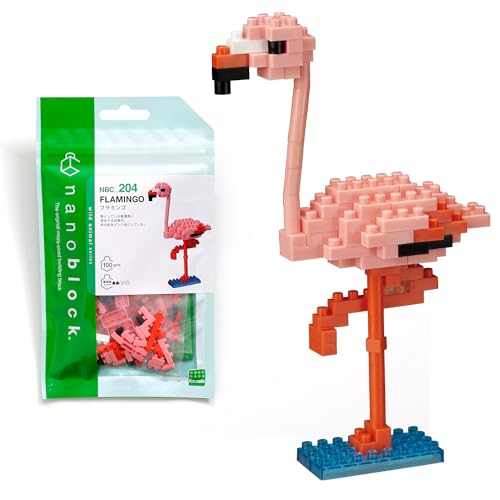 nanoblock NAN-NBC204 Flamingo Toy, Multicolor von nanoblock