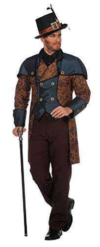 L3303410-54 braun-blau Herren Rokoko Steampunk Kostüm Anzug Gr.54 L3303410-54 braun-blau Herren Rokoko Steampunk Kostüm Anzug Gr.54 von narrenkiste