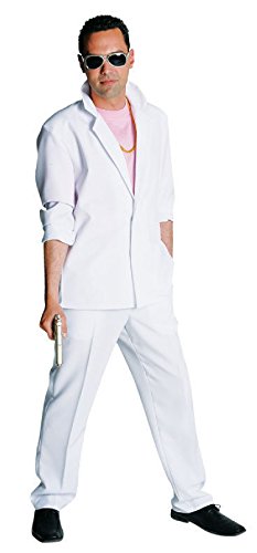 M210251-L weiß Herren Miami Vice Anzug-Kostüm Bodyguard Gr.L von narrenkiste