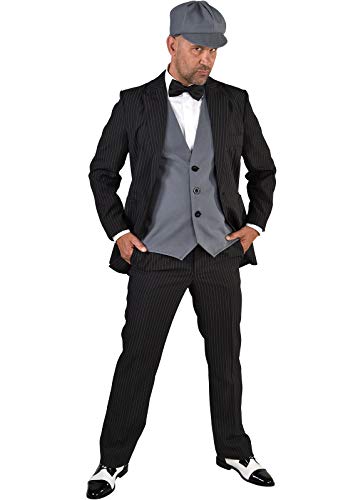 M220244-XL grau-schwarz Herren 1920 er Jahre Mann Kostüm Gr.XL=60 M220244-XL grau-schwarz Herren 1920 er Jahre Mann Kostüm Gr.XL=60 von narrenkiste